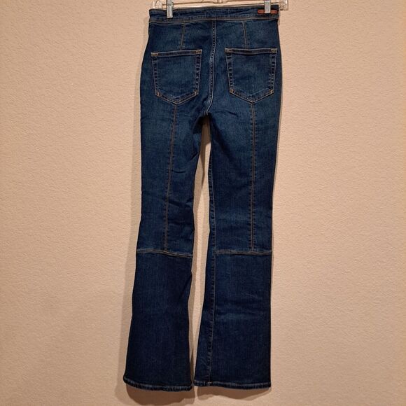 Anthropologie Pilcro And The Letterpress High-Rise Bootcut Jeans Side-Zip Sz 26 - Picture 12 of 12